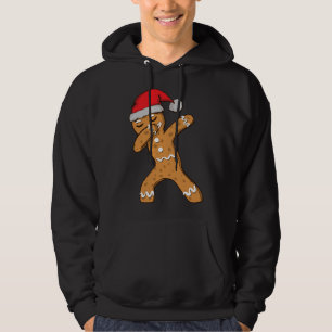 Dabbing Dab Gingerbread Man Christmas Hoodie