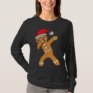 Dabbing Dab Gingerbread Man Christmas T-Shirt