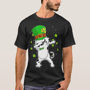 Dabbing Dalmation St Patricks Day Men Women Boys G T-Shirt