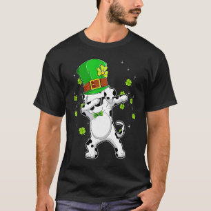 Dabbing Dalmation St Patricks Day Men Women Boys G T-Shirt
