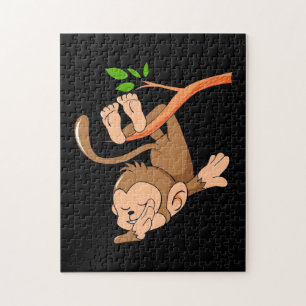 Dabbing Dance Monkey Jigsaw Puzzle