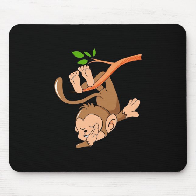 Dabbing Dance Monkey Mouse Mat (Front)