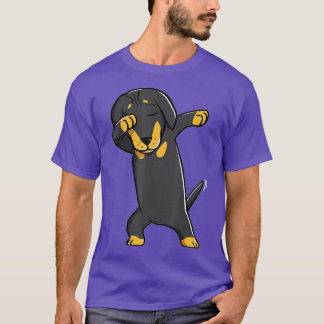 Dabbing Daschund Kids Wiener Dog Costume T-Shirt