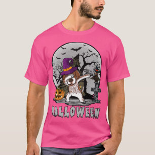 Dabbing Dog Halloween German Shorthaired Pointer H T-Shirt