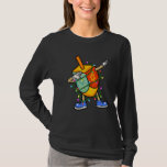 Dabbing Dreidel Hanukkah Christmas Lights Menorah  T-Shirt<br><div class="desc">Dabbing Dreidel Hanukkah Christmas Lights Menorah Chanukah</div>