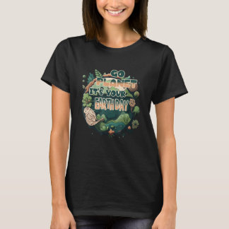 Dabbing Earth Day 2023 Groovy Go Planet It s Your  T-Shirt