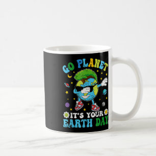 Dabbing Earth Day 2025 Groovy Go Planet Its Your E Coffee Mug