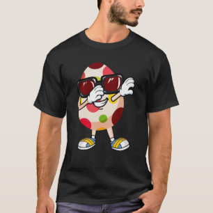 Dabbing Easter Egg Sunglasses Boys Kids Girls Hunt T-Shirt