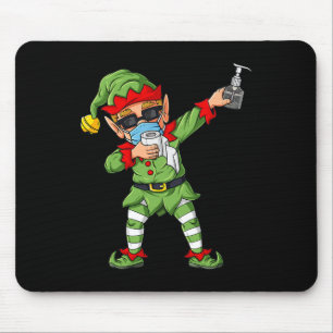 Dabbing Elf Family Matching Christmas Boys Girls K Mouse Mat