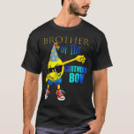 Dabbing Emoji BROTHER of Birthday Boy Party Outfit T-Shirt<br><div class="desc">Dabbing Emoji BROTHER of Birthday Boy Party Outfit Gift Men,  Women And Chirlden</div>