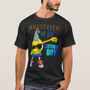 Dabbing Emoji BROTHER of Birthday Boy Party Outfit T-Shirt
