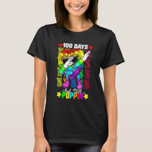 Dabbing Fidget 100 Days Of School Still Poppin Tea T-Shirt