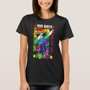 Dabbing Fidget Toy 100 Days Of School Still Poppin T-Shirt