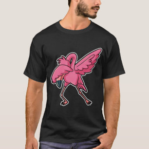 Dabbing Flamingo Dab Funny Gift T-Shirt
