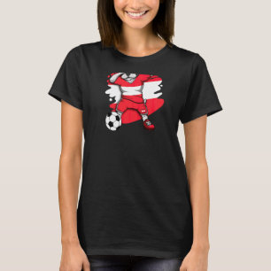Dabbing French Bulldog Austria Soccer Fans Jersey T-Shirt