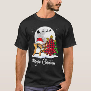Dabbing French Bulldog Dab Dog Christmas Tree Xmas T-Shirt