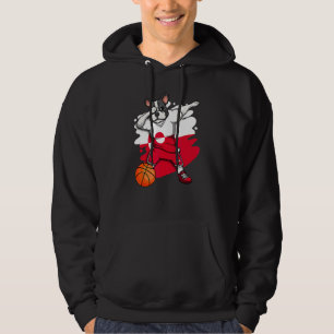 Dabbing French Bulldog Greenland Basketball Fan Je Hoodie