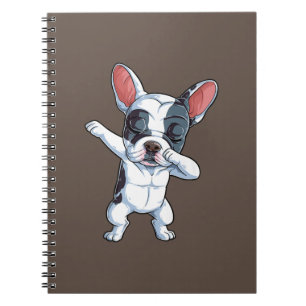 Dabbing French Bulldog Kids Boys Dog Lover Notebook