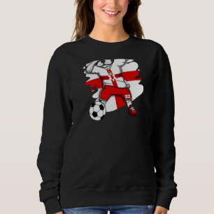 Dabbing French Bulldog Northern Ireland Soccer Fan Sweatshirt