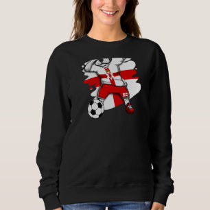 Dabbing French Bulldog Northern Ireland Soccer Fan Sweatshirt