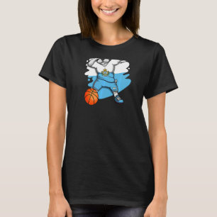 Dabbing French Bulldog San Marino Basketball Fan J T-Shirt