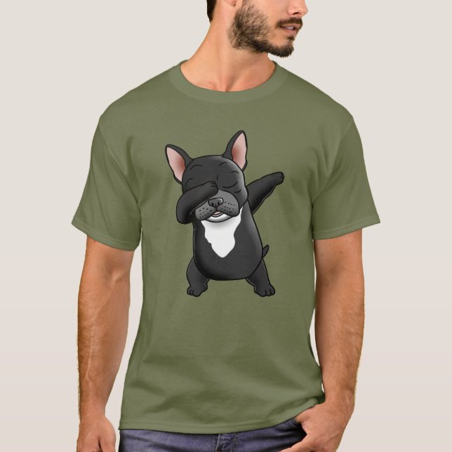 Dabbing French Bulldog T-shirt (Front)