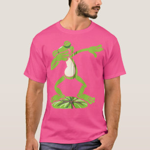 Dabbing Frog Dab Dance Funny Amphibian Lover Frog T-Shirt