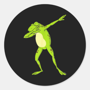 Dabbing Frog For Kids-boys &amp; Girls Funny Anima Classic Round Sticker