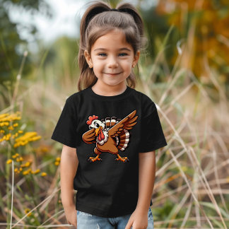 Dabbing Funny Turkey  T-Shirt