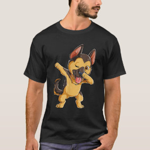 Dabbing German Shepherd Dog Lover Boys Kids Dab G T-Shirt
