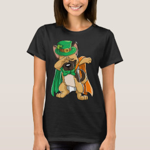 Dabbing German Shepherds Leprechaun St Patricks Da T-Shirt