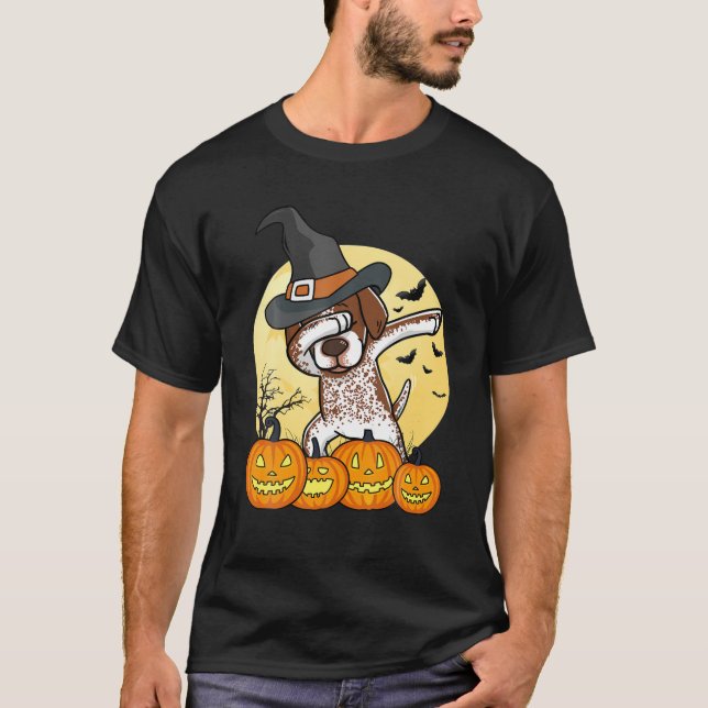 Dabbing German Shorthaired Pointer Dab Dance Hallo T-Shirt (Front)