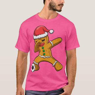 Dabbing Gingerbread Man Christmas T-Shirt