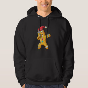 Dabbing Gingerbread Man Dab Christmas Biscuit Gin Hoodie