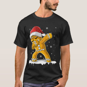 Dabbing Gingerbread Man Dab Christmas Biscuit T-Shirt