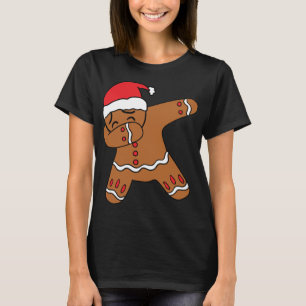 Dabbing Gingerbread Man Gingerdab Christmas Dab Da T-Shirt