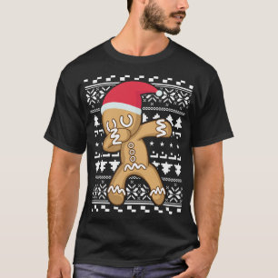 Dabbing Gingerbread Man Ugly Christmas Sweater