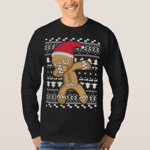 Dabbing Gingerbread Man Ugly Christmas Sweater