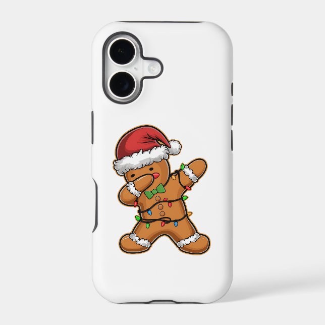 Dabbing Gingerbread Tree Light Christmas (Back)