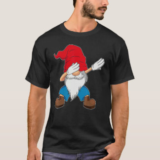 Dabbing Gnome Christmas Family Matching   T-Shirt