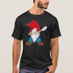 Dabbing Gnome Christmas Family Matching T-Shirt