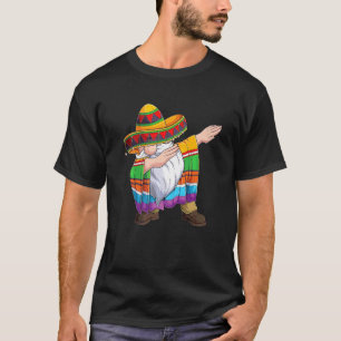 Dabbing Gnome Cinco De Mayo Sombrero Poncho Men Bo T-Shirt