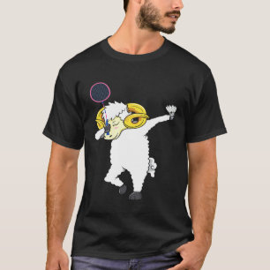 Dabbing Goat Badminton Badminton Player Goat Dab T-Shirt