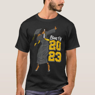 Dabbing Graduation Class Of 2023 Gift Woman Black T-Shirt