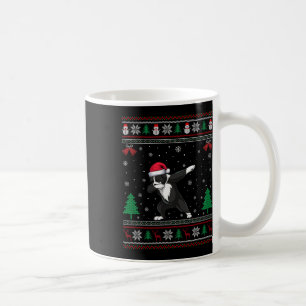 Dabbing Greater Swiss Mountain Dog Santa Hat Chris Coffee Mug
