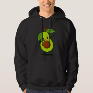 Dabbing Green Avocado Dab Funny Dancing Fruit Hoodie