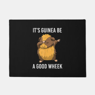 Dabbing Guinea Pig Its Guinea Be A Good Wheek Doormat