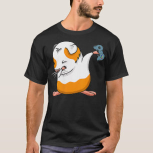 Dabbing Guinea Pig Playing Video Games Gamer T shi T-Shirt