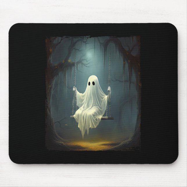 Dabbing Halloween Boys Skeleton Zombie Pumpkin Uni Mouse Mat (Front)