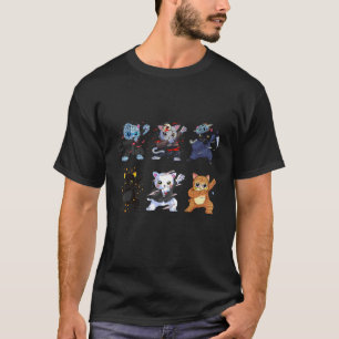 Dabbing Halloween Boys Skeleton Zombie Scary Pumpk T-Shirt
